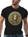 Stoic Mindset Graphic Tee - Black