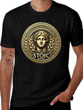 Stoic Mindset Graphic Tee - Black