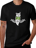 Cool Owl Tee: Kuku Vaja Graphic Print