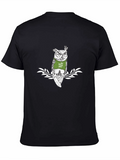 Cool Owl Tee: Kuku Vaja Graphic Print