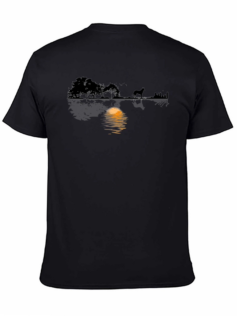 Nature Silhouette Graphic T-Shirt