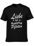 Liebe Hat Vier Pfoten T-Shirt