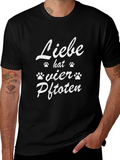Liebe Hat Vier Pfoten T-Shirt