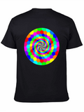 Psychedelic Hexagon Spiral Graphic Tee