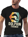 Dolphin Trainer Graphic T-Shirt