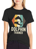 Dolphin Trainer Graphic T-Shirt