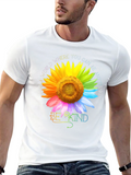 Be Kind Rainbow Sunflower Graphic Tee