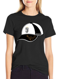 Juventus Cap Graphic Black T-Shirt