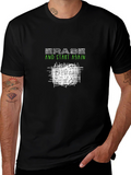 Erase & Start Again Graphic Black T-Shirt