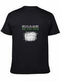 Erase & Start Again Graphic Black T-Shirt