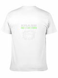 Erase & Start Again Graphic Black T-Shirt