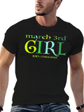March 3rd Girl T-Shirt - 100% Natural