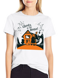 Ghost House Halloween T-Shirt