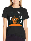 Ghost House Halloween T-Shirt