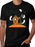 Ghost House Halloween T-Shirt