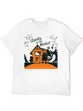 Ghost House Halloween T-Shirt