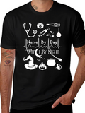 Nurse by Day Witch by Night T-Shirt