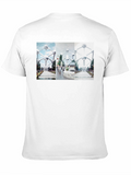 Atomium Brussels Graphic Tee - Black