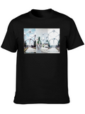Atomium Brussels Graphic Tee - Black