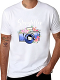 Storyteller Camera Floral T-Shirt