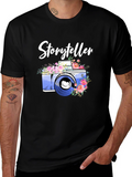 Storyteller Camera Floral T-Shirt