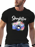 Storyteller Camera Floral T-Shirt