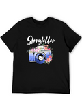 Storyteller Camera Floral T-Shirt