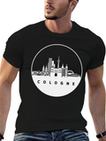 Cologne Skyline Black T-Shirt