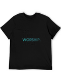 Eat Sleep Worship Repeat Black T-Shirt