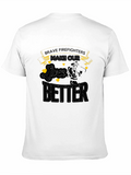 Brave Firefighters Graphic Tee - Black