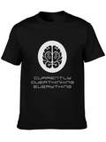 Overthinking T-Shirt - Brain Gears Design