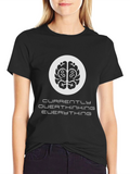 Overthinking T-Shirt - Brain Gears Design