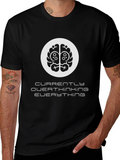 Overthinking T-Shirt - Brain Gears Design