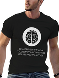 Overthinking T-Shirt - Brain Gears Design
