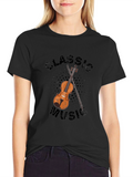 Classic Music Violin T-Shirt