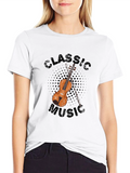 Classic Music Violin T-Shirt