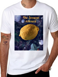 Lemon Asteroid T-Shirt - Space Citrus Tee