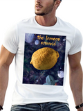 Lemon Asteroid T-Shirt - Space Citrus Tee