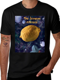 Lemon Asteroid T-Shirt - Space Citrus Tee