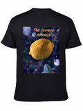 Lemon Asteroid T-Shirt - Space Citrus Tee