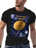 Lemon Asteroid T-Shirt - Space Citrus Tee