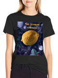 Lemon Asteroid T-Shirt - Space Citrus Tee