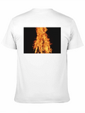 Inferno Tee - Fiery Graphic Black T-Shirt