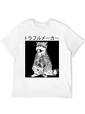 Troublemaker Raccoon Graphic Tee
