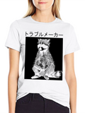 Troublemaker Raccoon Graphic Tee
