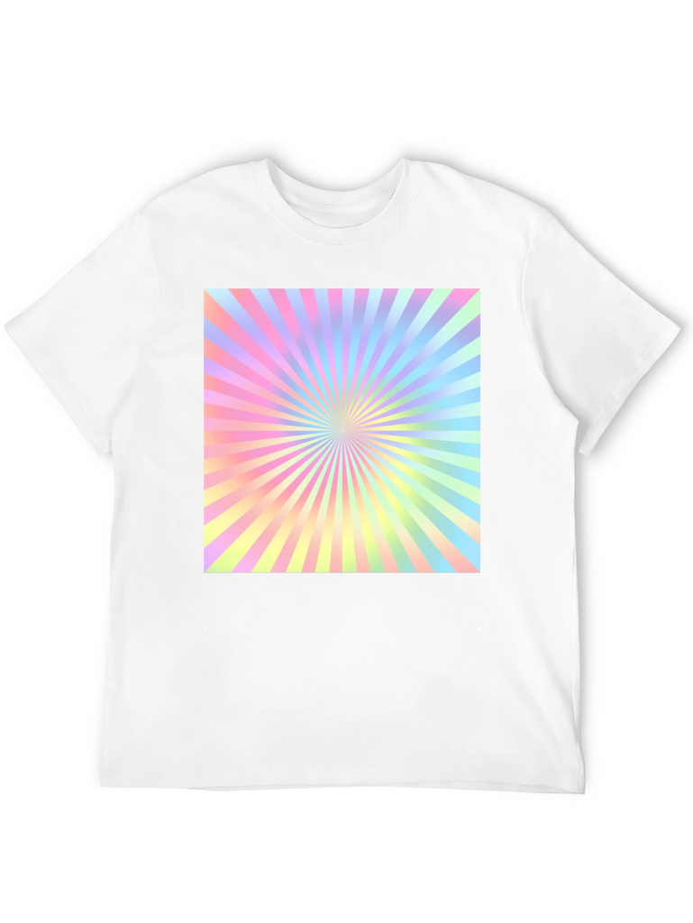 Retro Pastel Sunburst Graphic Tee