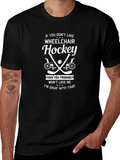 Wheelchair Hockey T-Shirt Funny Gift
