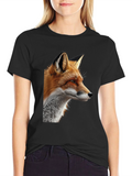 Fox Graphic Black T-Shirt