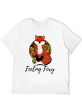 Feeling Foxy Graphic Tee - Soft Cotton Blend