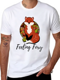 Feeling Foxy Graphic Tee - Soft Cotton Blend